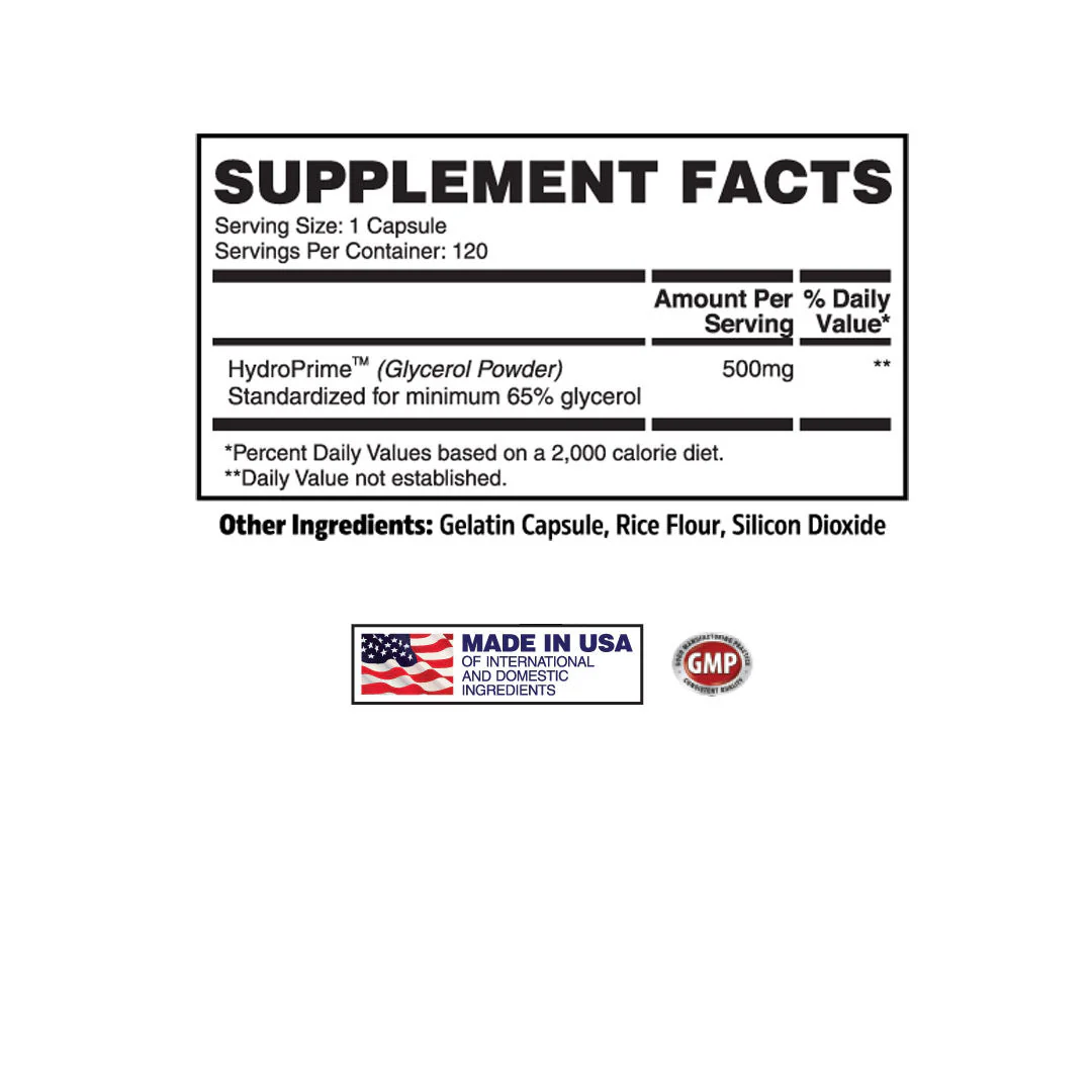 Hydroprime Glycerol Capsules - Image 2