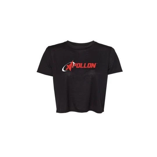 Ladies' Flowy Cropped T-Shirt - Image 2